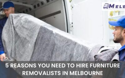 5 Reasons You Need To Hire Furniture Removalists In Melbourne