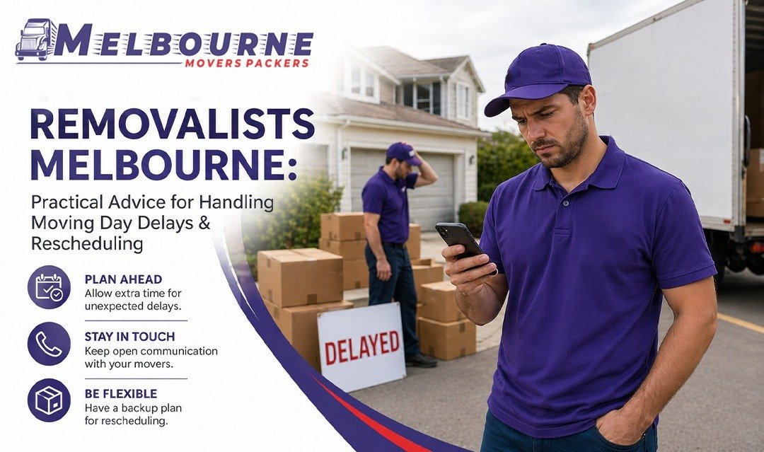 Removalists Melbourne : Practical Advice for Handling Moving Day Delays & Rescheduling